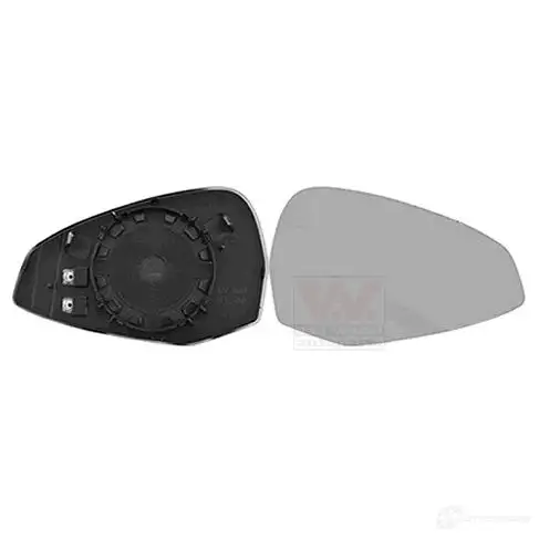Зеркальный элемент, стекло зеркала VAN WEZEL 0346836 457543 5410909644383 6 LG7NZH изображение 1