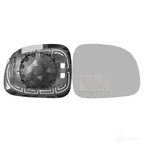 Зеркальный элемент, стекло зеркала VAN WEZEL 463653 1711832 LSZPD 1 0738902