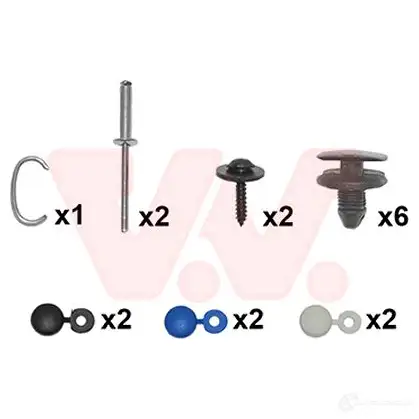 Крепление бампера VAN WEZEL J29Q V4S 1437915834 0929793