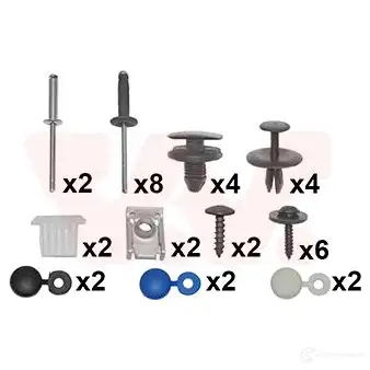Крепление бампера VAN WEZEL 1437916316 4042794 G9Q D0H