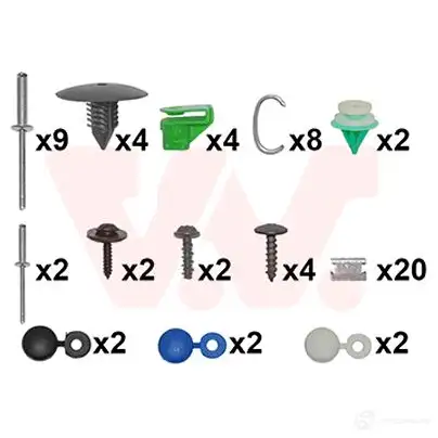 Крепление бампера VAN WEZEL 5XSDOK 6 4371794 1437916169