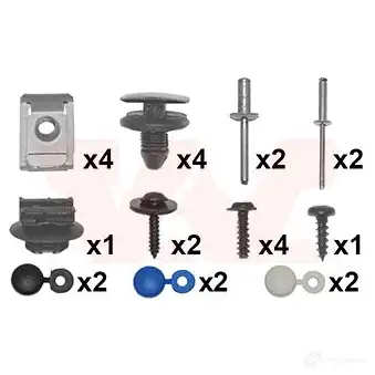 Крепление бампера VAN WEZEL 4035794 1437915841 V NQSRRS
