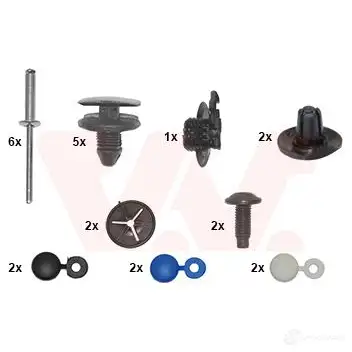 Крепление бампера VAN WEZEL 4076793 1437916306 V506WY Y