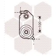 Масляный радиатор АКПП VAN WEZEL 58003110 6058311 0 481635 8HE71XK изображение 0