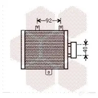 Масляный радиатор двигателя VAN WEZEL 30003536 6 0303536 468673 G2PH9 изображение 0
