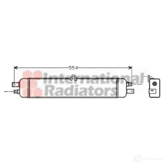 Масляный радиатор двигателя VAN WEZEL 06003037 458026 600 63037 2GITVRV изображение 0