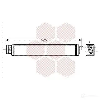 Масляный радиатор двигателя VAN WEZEL 6006 3398 06003398 SRW5SY 458040