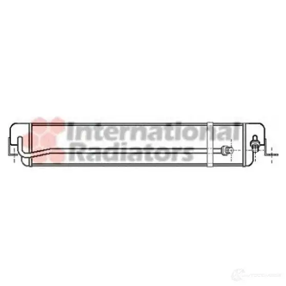 Масляный радиатор двигателя VAN WEZEL 06003168 600 63168 458031 HBX9SW