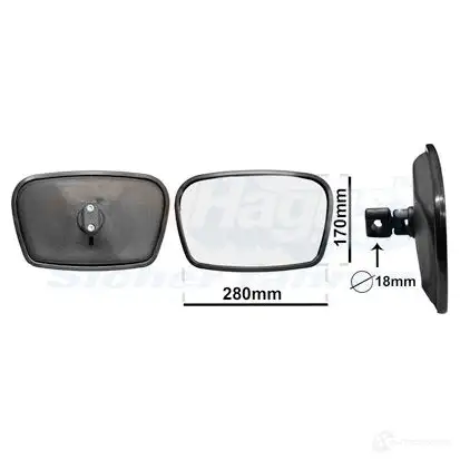 Зеркало боковое наружное VAN WEZEL 5410909580155 486429 8215 31 2PD5
