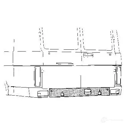 Задняя панель, нижняя VAN WEZEL 483265 Y4VFATC 5858136 4151 08