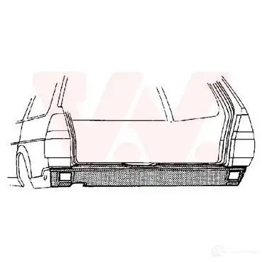 Задняя панель VAN WEZEL 5831136 C7QPI 482708 42646 0