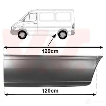 Боковина VAN WEZEL YF0EHR 1493 23 3076141 470293
