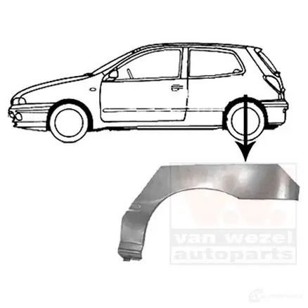 Боковина VAN WEZEL 748 031 1756145 6URFEU 464048