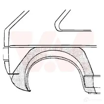 Боковина VAN WEZEL B90TJFS 5810148 4 10232 482004