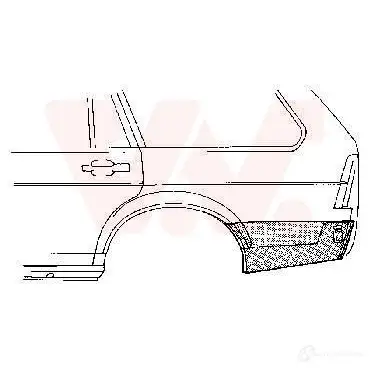 Боковина VAN WEZEL DNPV7WX 42605 2 482707 5831134