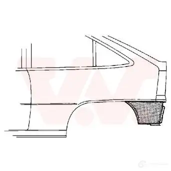 Боковина VAN WEZEL 472920 3 18251 3736133 80JQ0
