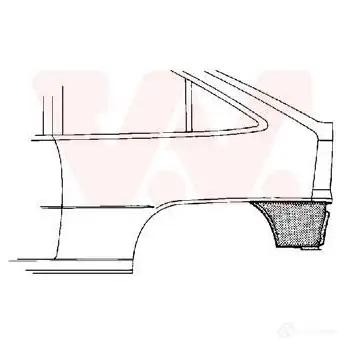 Боковина VAN WEZEL 472886 3735134 ZX89E 31815 2