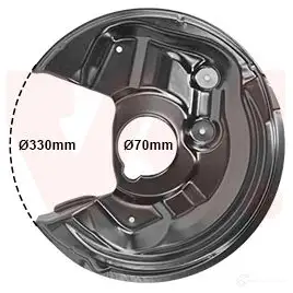 Кожух, щиток тормозного диска VAN WEZEL EK MMWX 7606374 1437862413