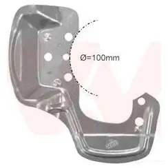Кожух, щиток тормозного диска VAN WEZEL 32 4378 VD2CP 473969 3778372