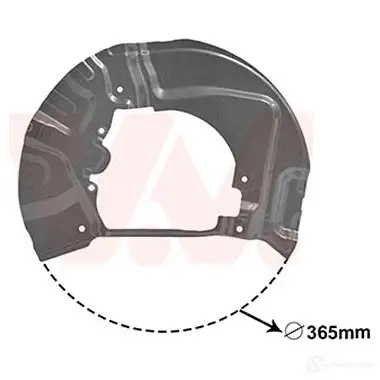 Кожух, щиток тормозного диска VAN WEZEL 5410909651732 1208088563 L39B 29 0655371