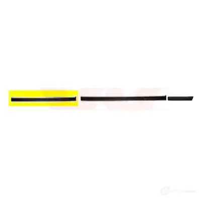 Накладка молдинг двери VAN WEZEL 458644 0639406 WKC7D0U 1177 29