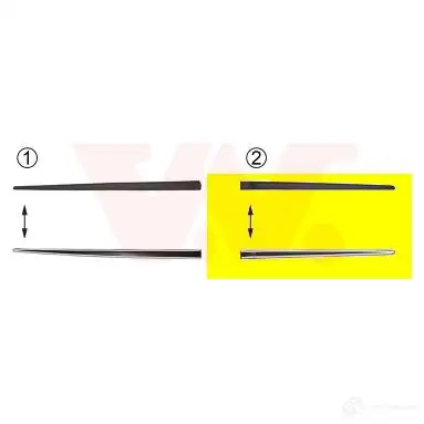 Накладка молдинг двери VAN WEZEL 746 713 1620425 JIN4G 462524