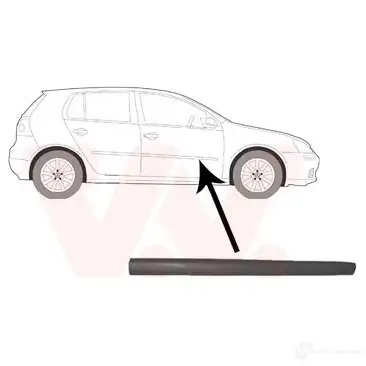 Накладка молдинг двери VAN WEZEL LDBM EE 5410909554255 5894404 484225