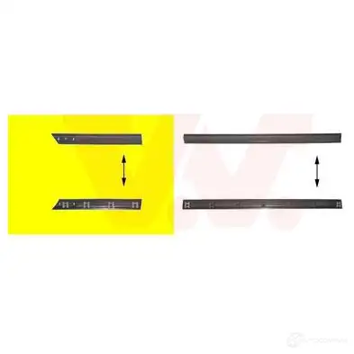 Накладка молдинг двери VAN WEZEL 5883426 45 1755 WRNG32 483900