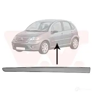 Накладка молдинг двери VAN WEZEL 0925423 1439417248 S 7EL2J5