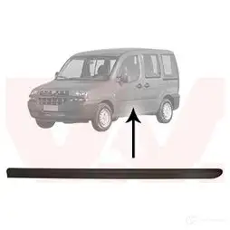 Накладка молдинг двери VAN WEZEL 1439417252 8KM LY 1636425