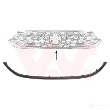 Дефлектор радиатора VAN WEZEL 1717517 CU Y58 1437861890
