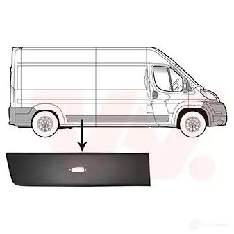 Накладка боковая VAN WEZEL 1208097493 5410909650162 0982418 MQ D3VH1