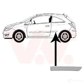 Накладка боковая VAN WEZEL 473256 3750409 5410909553258 96 2XUSV