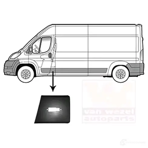 Накладка боковая VAN WEZEL 1208105013 5410909650230 1 A9J8P 1651407 - Изображение 1