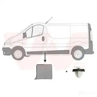 Накладка боковая VAN WEZEL 82O7X 4 1439418013 4396403