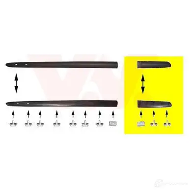 Накладка боковая VAN WEZEL 4339429 5B4Q8V 477154 6 78737