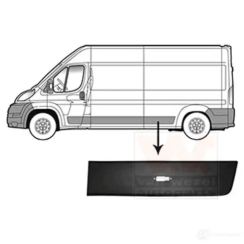 Накладка боковая VAN WEZEL N 7S0E 0982417 5410909650155 1208097489