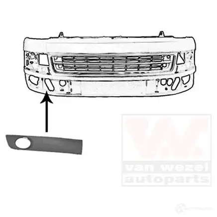 Решетка бампера VAN WEZEL 3FCM BC 481451 5410909553951 5790594