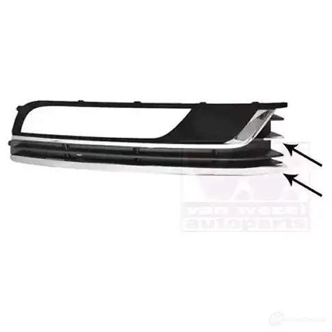 Решетка бампера VAN WEZEL PFK0 LX 5410909607142 5740596 481125 - Изображение 1