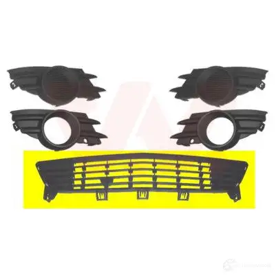 Решетка бампера VAN WEZEL 3 38414 474098 3782590 7PE8ZDC