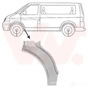 Крыло VAN WEZEL 1424398700 5J SN0OW 5896155 5410909672836