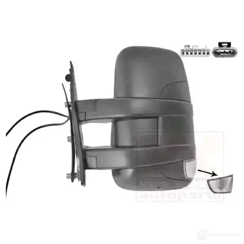 Зеркало боковое наружное VAN WEZEL F3FR A1 2816807 468345 5410909595609 - Изображение 1