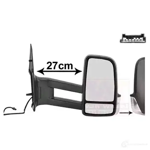 Зеркало боковое наружное VAN WEZEL 5410909600433 LS7S 8 5862824 483291 - Изображение 1