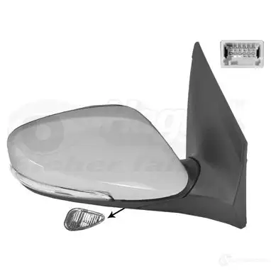 Зеркало боковое наружное VAN WEZEL X CA8AVA 486673 5410909568085 8244818