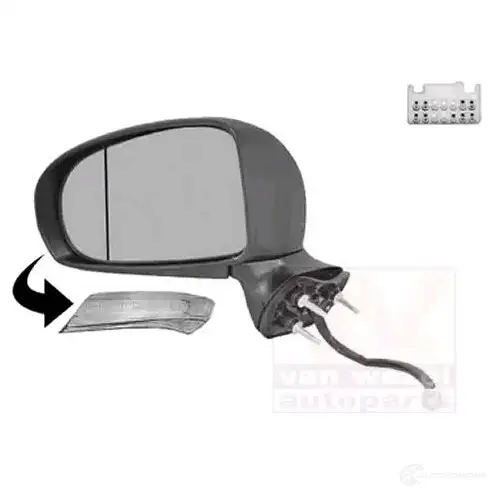 Зеркало боковое наружное VAN WEZEL PMHW9 6 5420817 480672 5410909600174 - Изображение 1