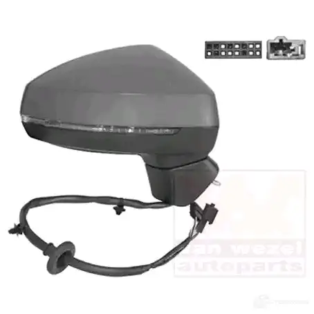 Зеркало боковое наружное VAN WEZEL X9 JG86 5410909591274 0335808 457400 - Изображение 1