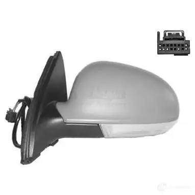 Зеркало боковое наружное VAN WEZEL 10 414811 483968 FXH9N 5886817