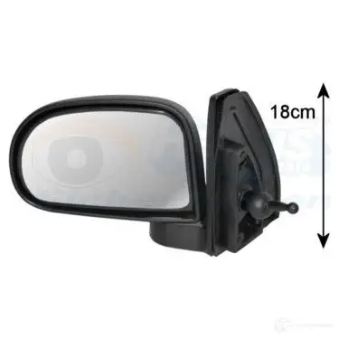 Зеркало боковое наружное VAN WEZEL 486311 Z6BUE 1095781 2 8203804