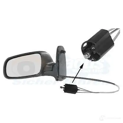 Зеркало боковое наружное VAN WEZEL 10 444802 5878804 483683 ICLDXO