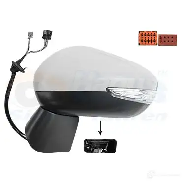 Зеркало боковое наружное VAN WEZEL 78W 178N 1439597346 0949825